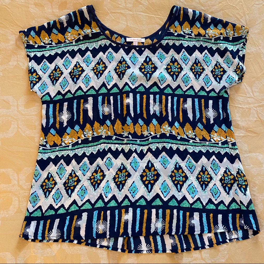 Flowy Boho Patterned Top